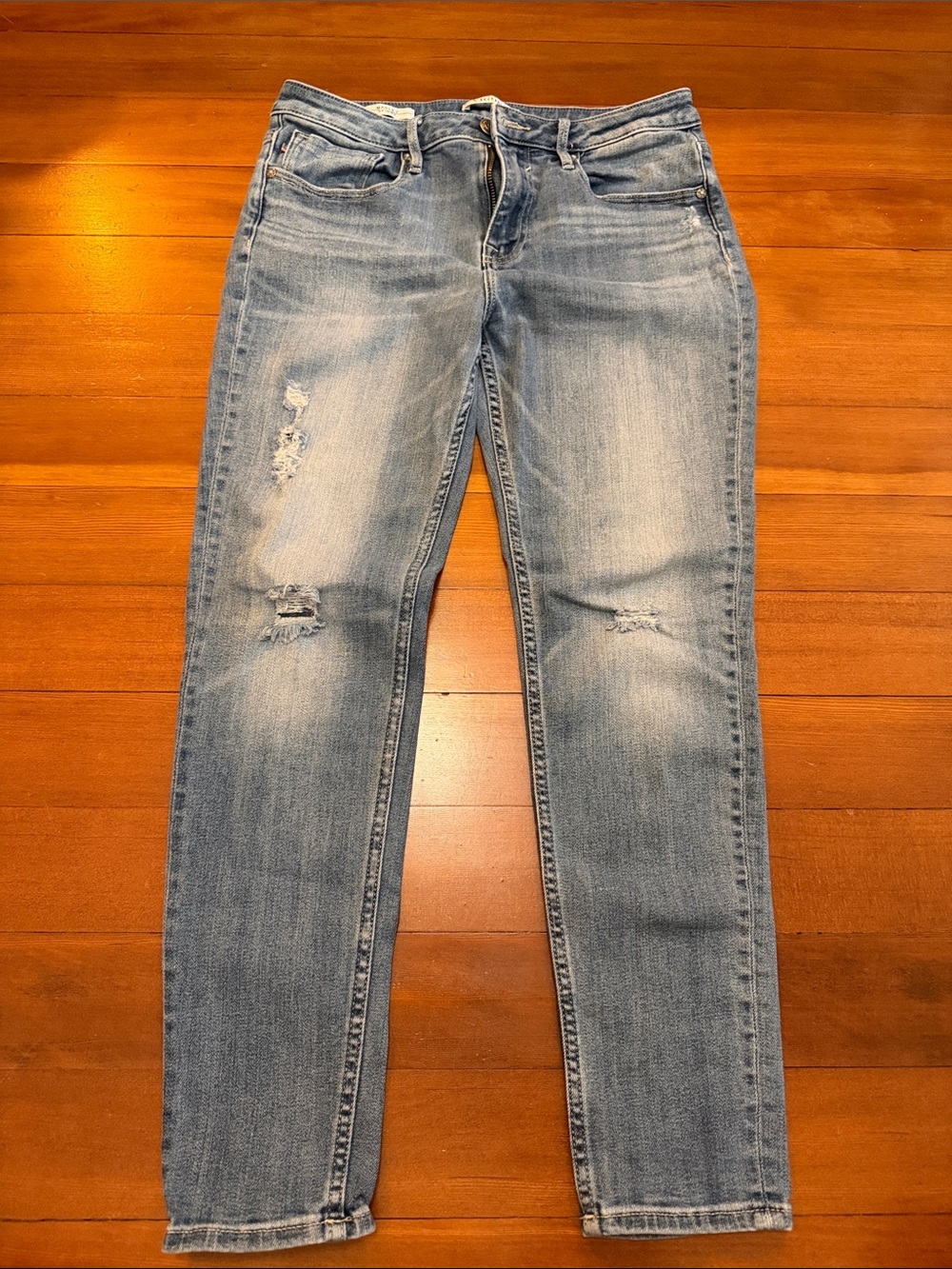 Vigoss Light Blue Distressed Skinny Jeans